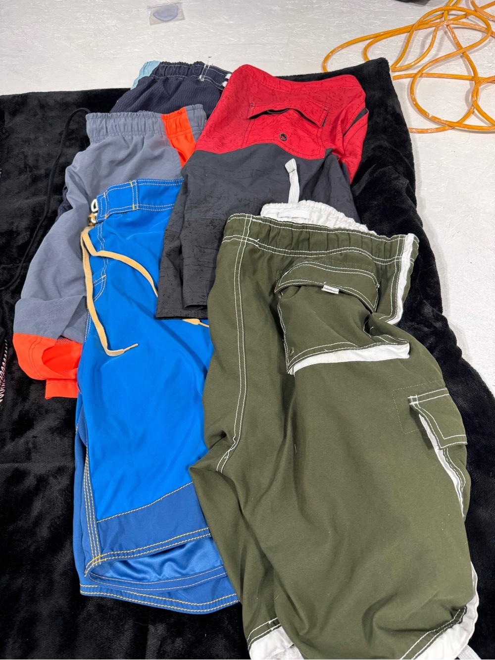 5 sets of men’s swim trunks